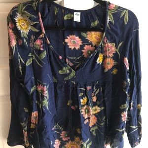 Small Old Navy Floral Blouse